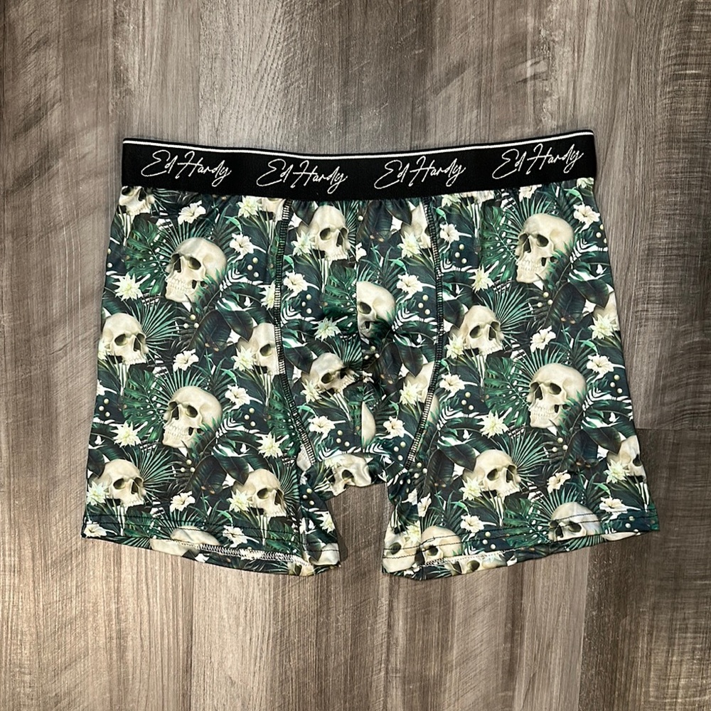 Ed Hardy Tropical Skills Boxer Brief - XL